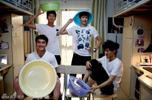 Nichkhun with One and a Half Summer cast