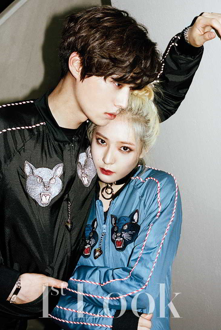 Krystal ve Ahn Jae Hyun 1st Look Magazine Suexo 1