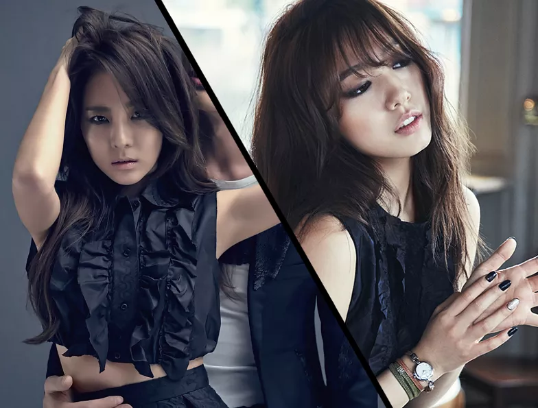 2NE1-Dara-Esquire-Magazine-April-Park-Shin-Hye-InStyle-2015-Miu-Miu-Crop-Top