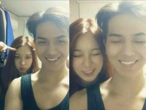 Song Mino and his sister
