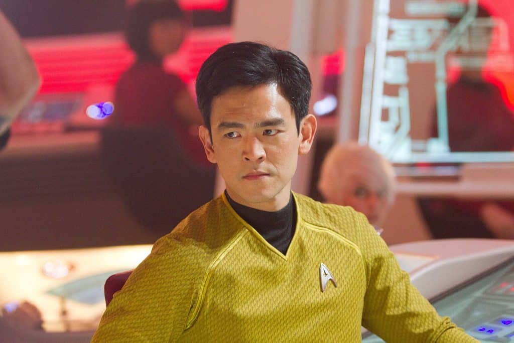 UNDATED -- Undated handout photo of John Cho is Sulu in STAR TREK INTO DARKNESS, from Paramount Pictures and Skydance Productions. HANDOUT: Paramount Pictures.    ORG XMIT: POS1305071543324092