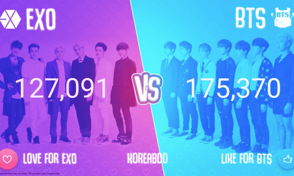 Bts vs exo vote 2024. BTS vs EXO. EXO vs BTS vote. BTS vs EXO Music show. BTS vs twice фото.