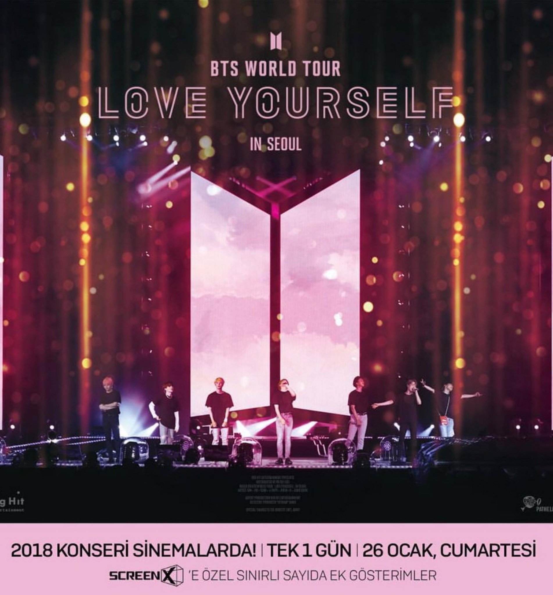 bts in konser filmi love yourself in seoul gercek zamanli gise siralamasinda 1 siraya ulasti film 26 ocak ta turkiye de de gosterime girecek korezin