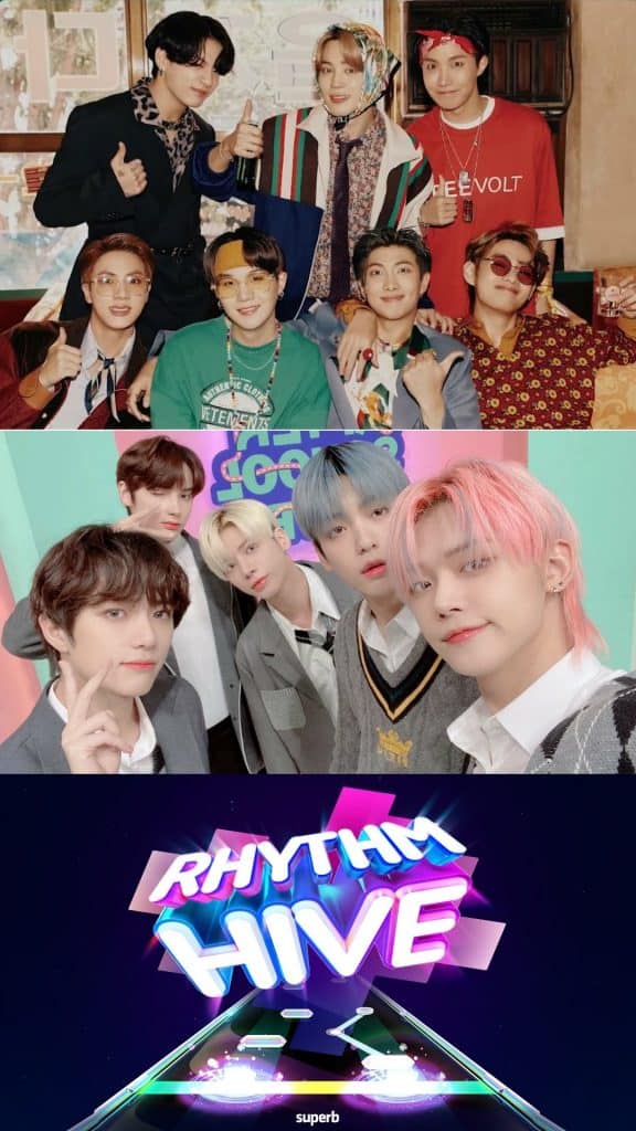 Superb, BTS ve TXT'nin Yer Alacağı Mobil Ritim Oyunu