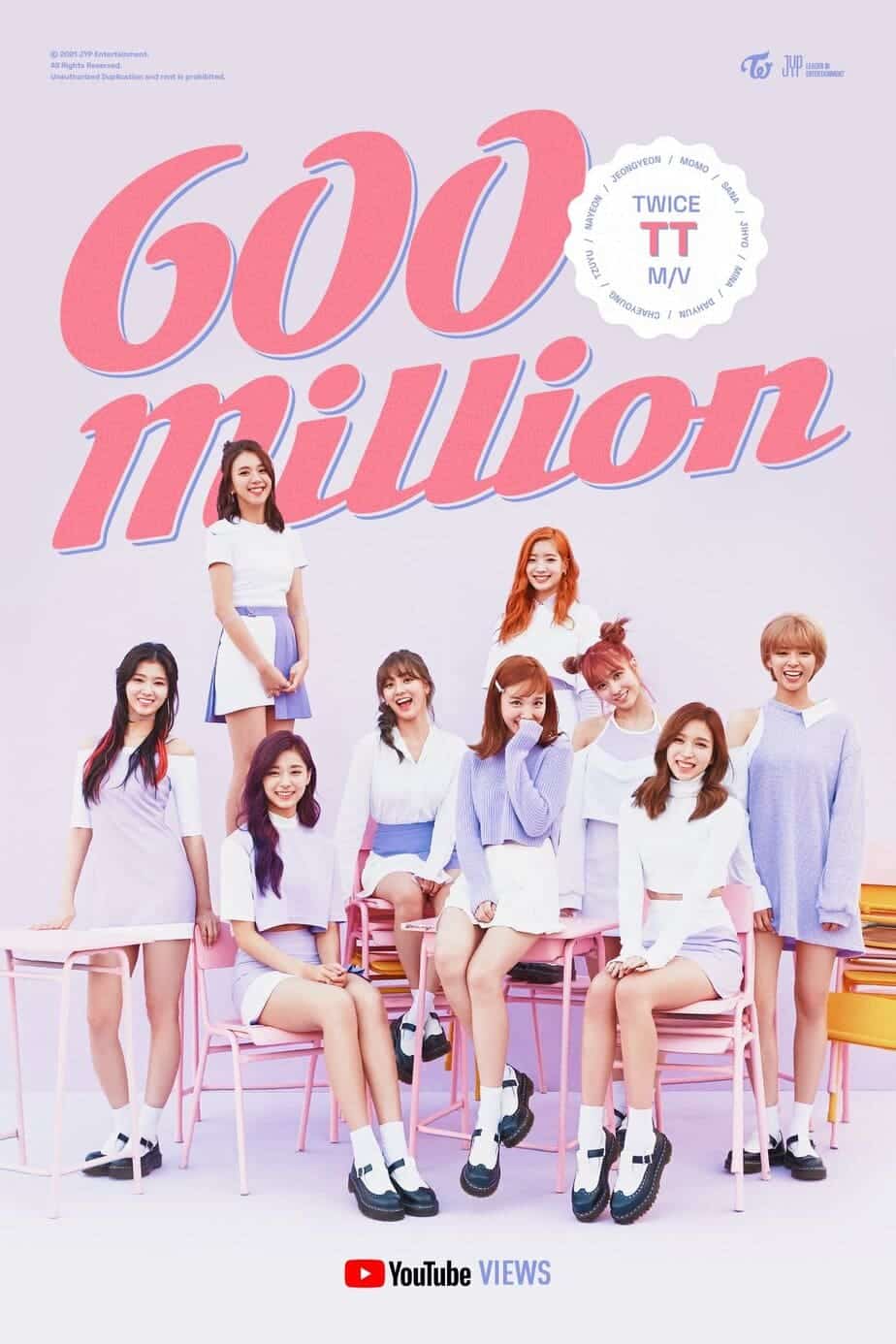 Twice In Youtube Da 600 Milyon Izlenmeyi Asan Ilk Muzik Videosu Tt Oldu Korezin