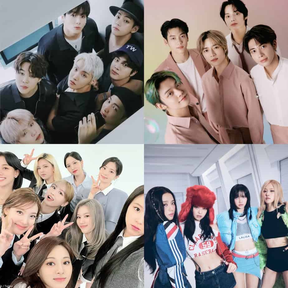 BTS, TXT, TWICE, BLACKPINK, Stray Kids, IVE, NCT ve Daha Fazlası ...